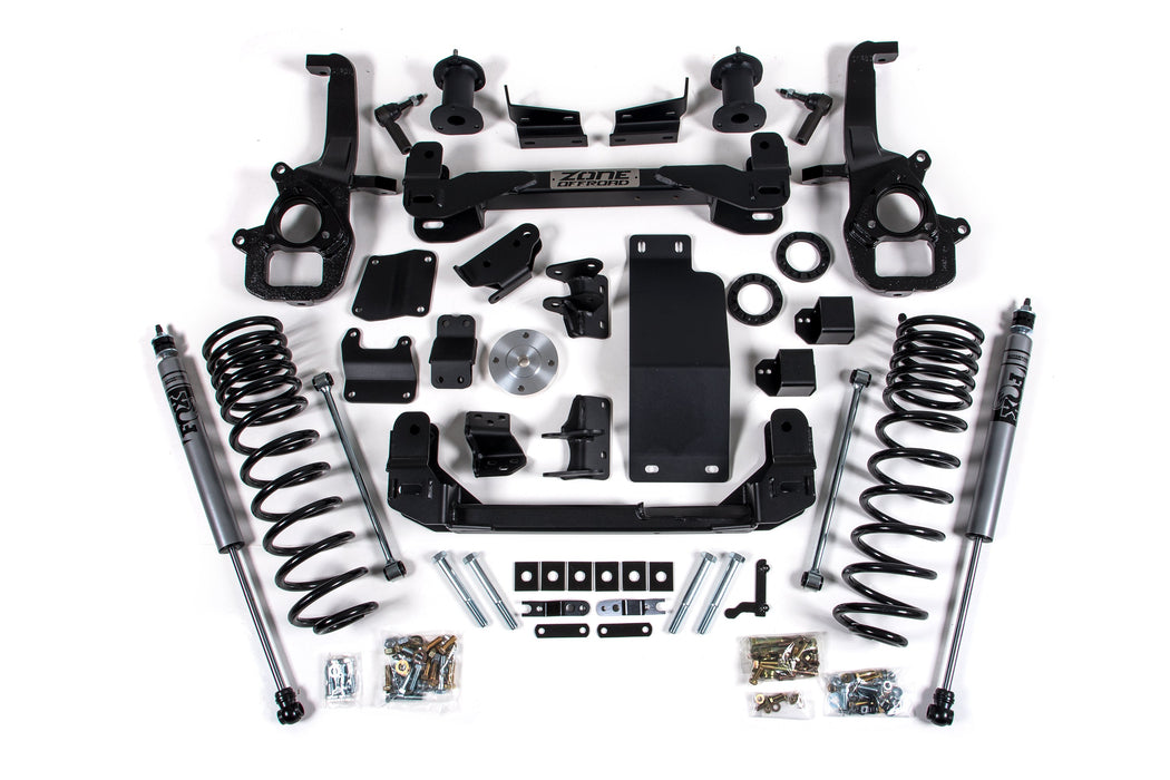 Zone Offroad 4 Inch Lift Kit Ram 1500 Rebel/Off Road (19-24) 4WD