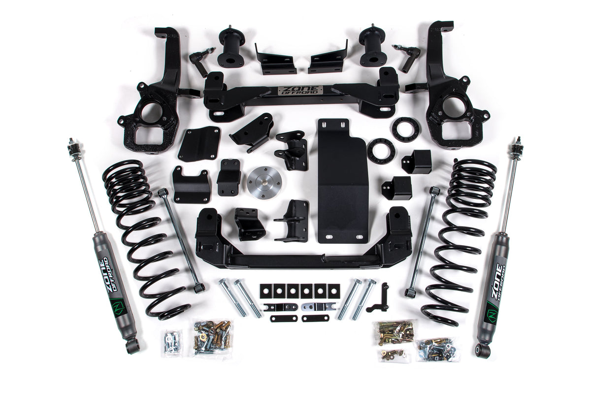 ZONE 2019-2023 Fits RAM 1500 Rebel/off Road 4WD 4" Front 5" Rear Suspension Lift System NX2 D146N