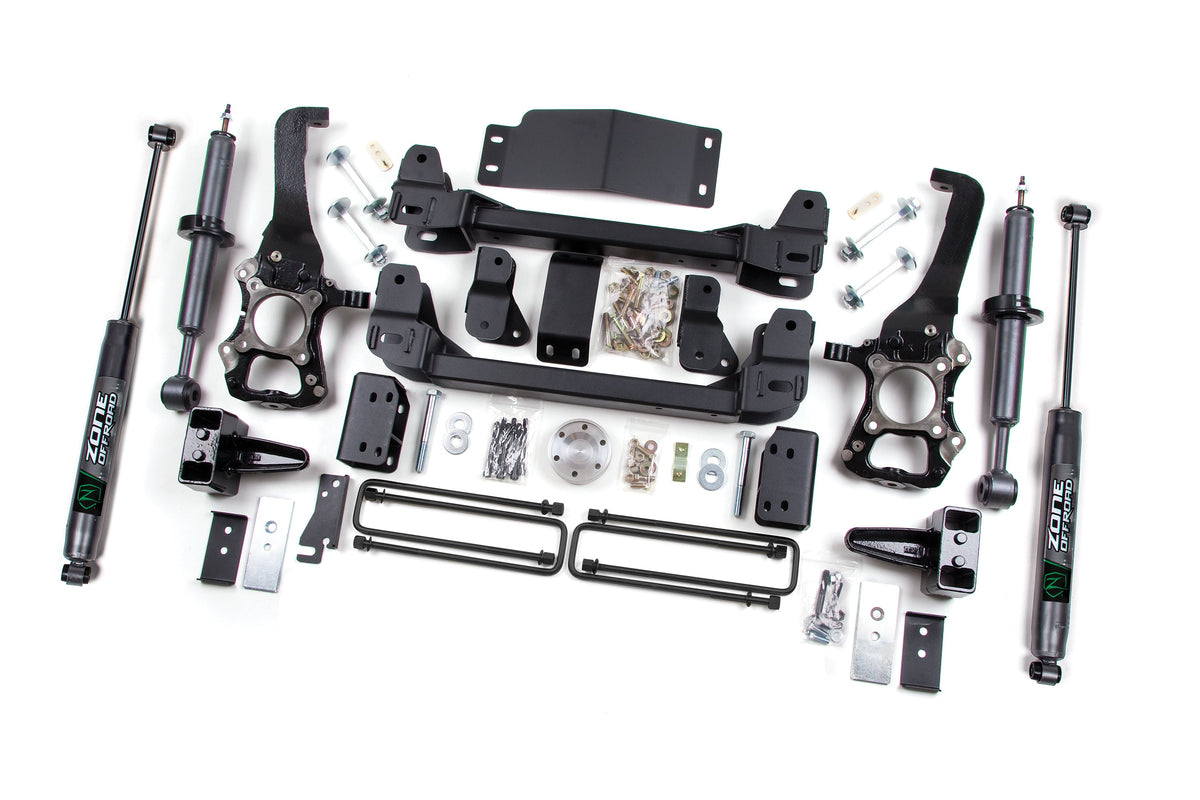 ZONE 09-13 Fits Ford F-150 6in Suspension System 4in Rear Block ZONF75N