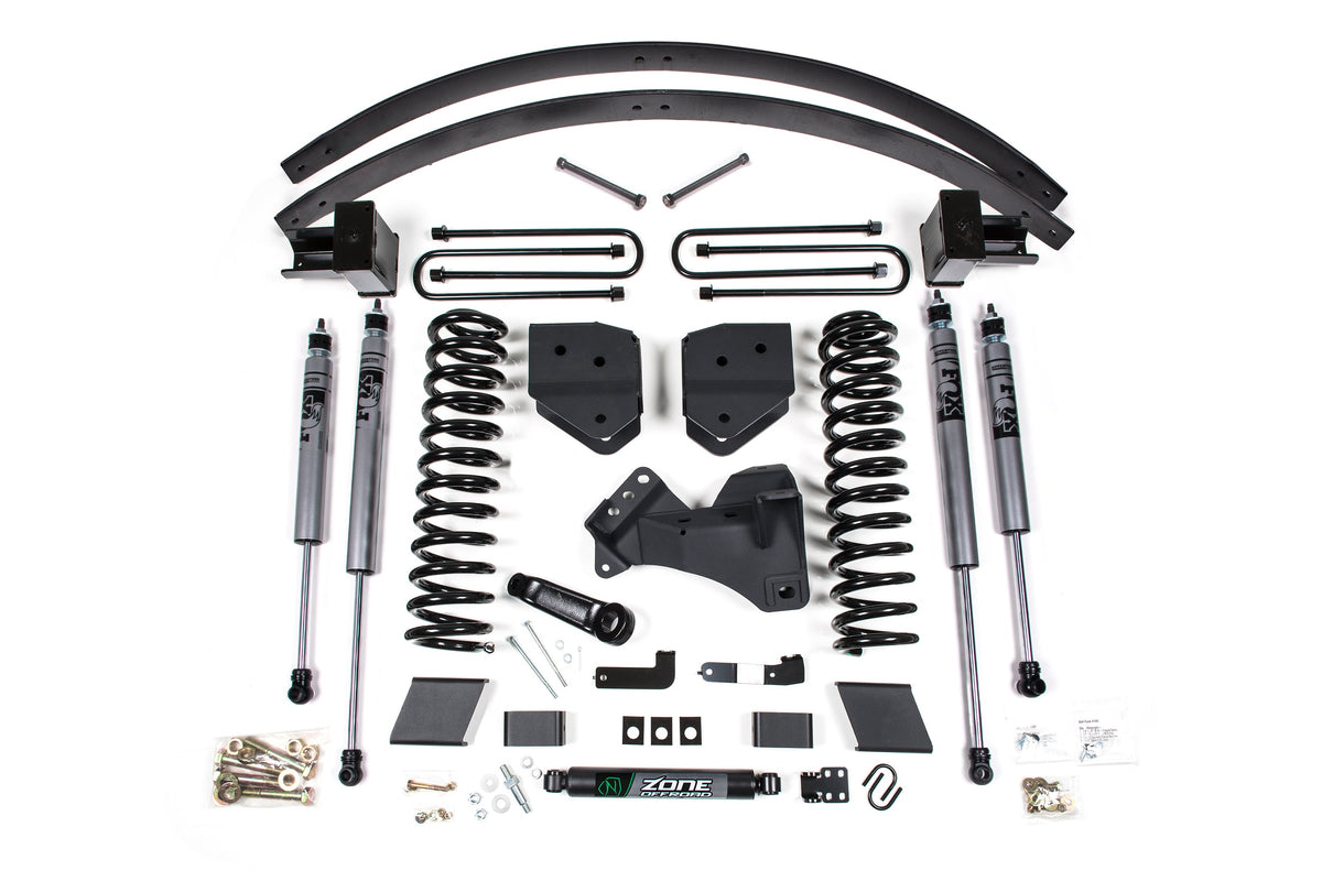 ZONE 6 Inch Lift Kit Fits Ford F250/F350 Super Duty 17-19 4WD Diesel ZONF110F