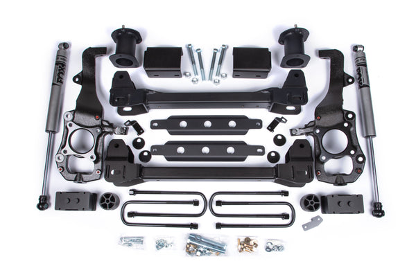 Zone 2021-2024 Ford F150 2WD 6" Suspension Lift Kit, 3.25" Rear Lift, Block Spacer Front, FOX Adv Series Rear F122F