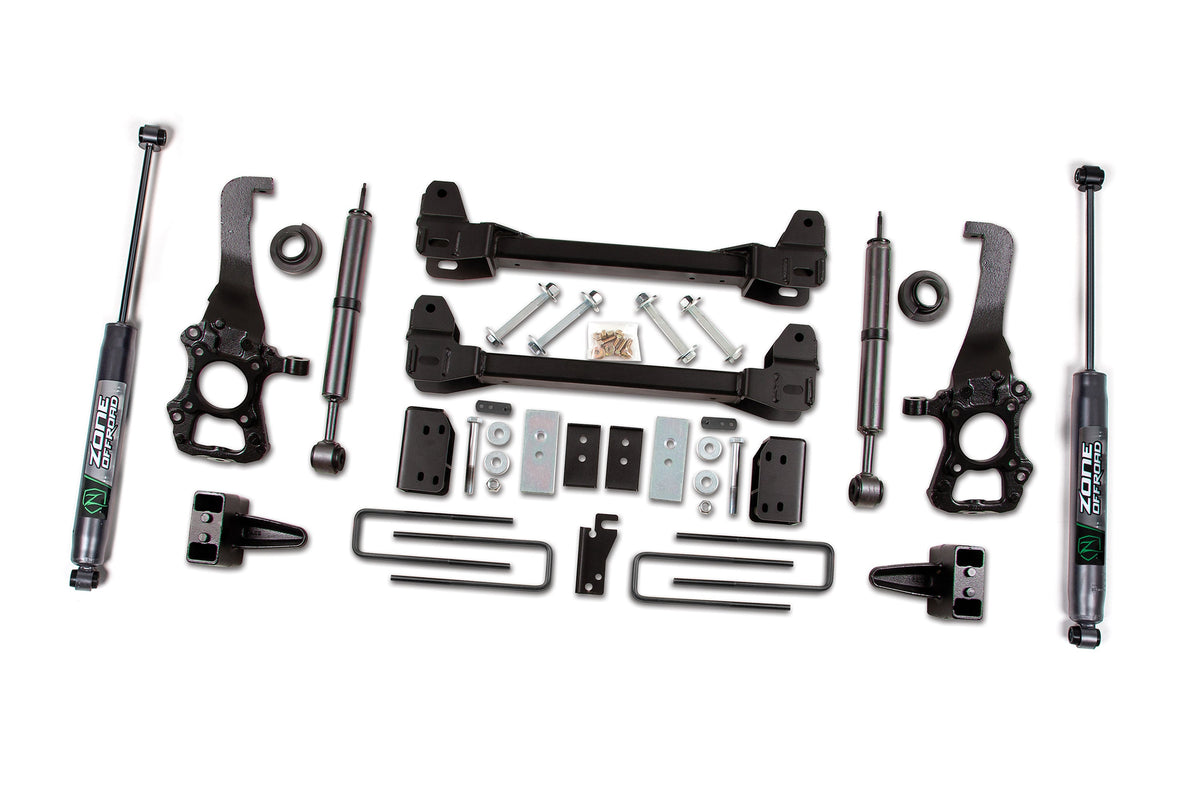 ZONE 6 Inch Lift Kit Fits Ford F150 09-13 2WD F20N