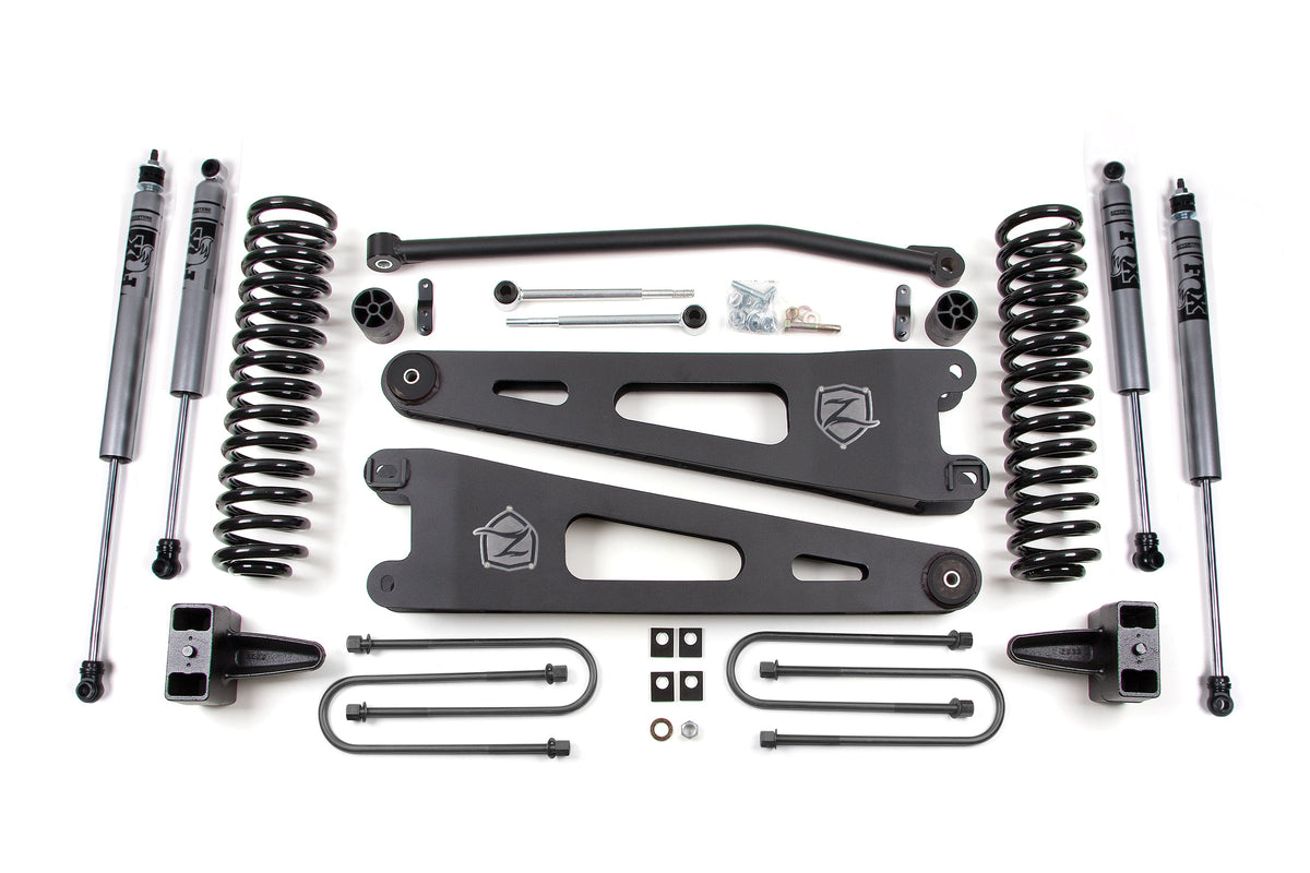 ZONE 4 Inch Lift Kit W/ Radius Arm Fits Ford F250/F350 Super Duty 05-07 4WD Diesel F21F