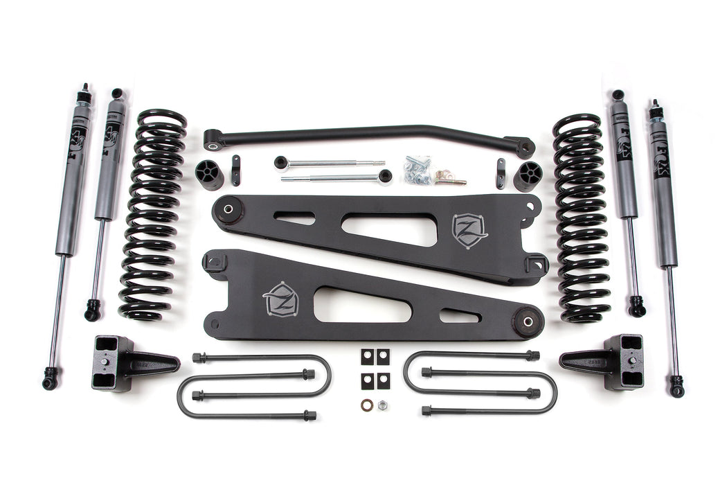 Zone Offroad 4 Inch Lift Kit w/ Radius Arm Ford F250/F350 Super Duty (05-07) 4WD Gas