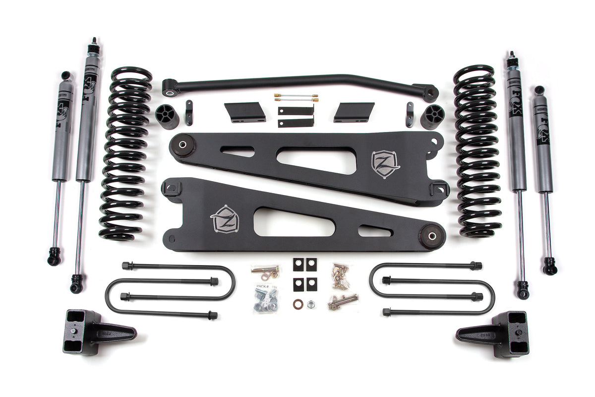 ZONE 4 Inch Lift Kit W/ Radius Arm Fits Ford F250/F350 Super Duty 08-10 4WD Gas F24F