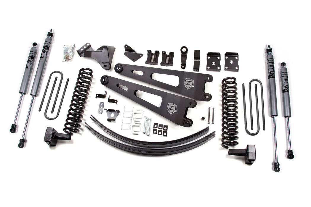 Zone Offroad 6 Inch Lift Kit w/ Radius Arm Ford F250/F350 Super Duty (11-16) 4WD Diesel