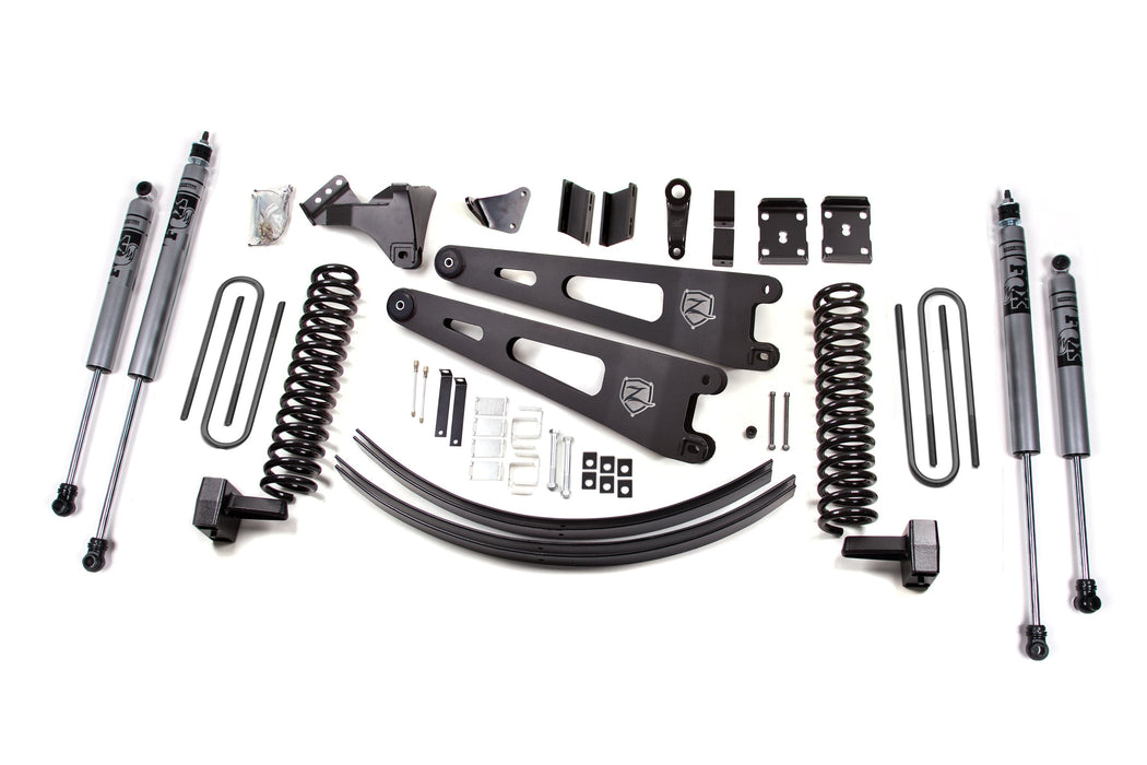Zone Offroad 6 Inch Lift Kit w/ Radius Arm Ford F250/F350 Super Duty (08-10) 4WD Gas