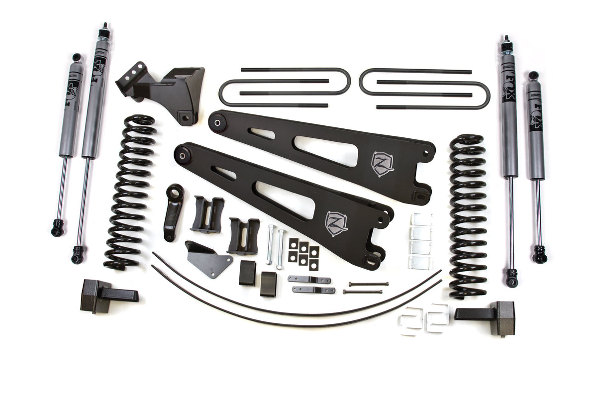 ZONE 6 Inch Lift Kit W/ Radius Arm Fits Ford F250/F350 Super Duty 05-07 4WD Gas ZONF39F