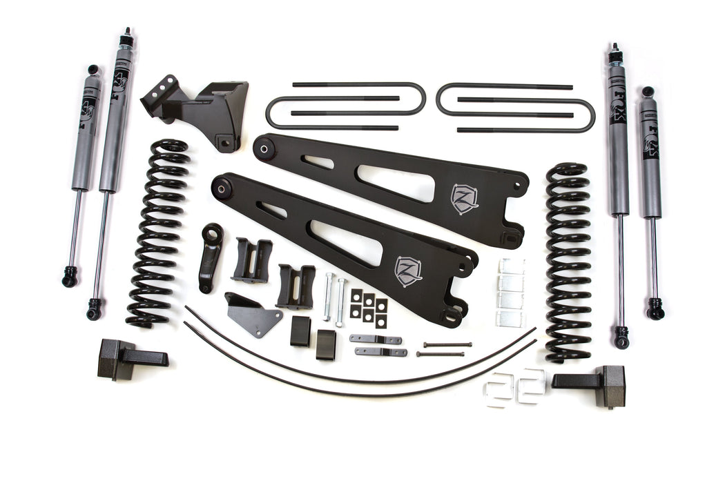 Zone Offroad 6 Inch Lift Kit w/ Radius Arm Ford F250/F350 Super Duty (05-07) 4WD Gas