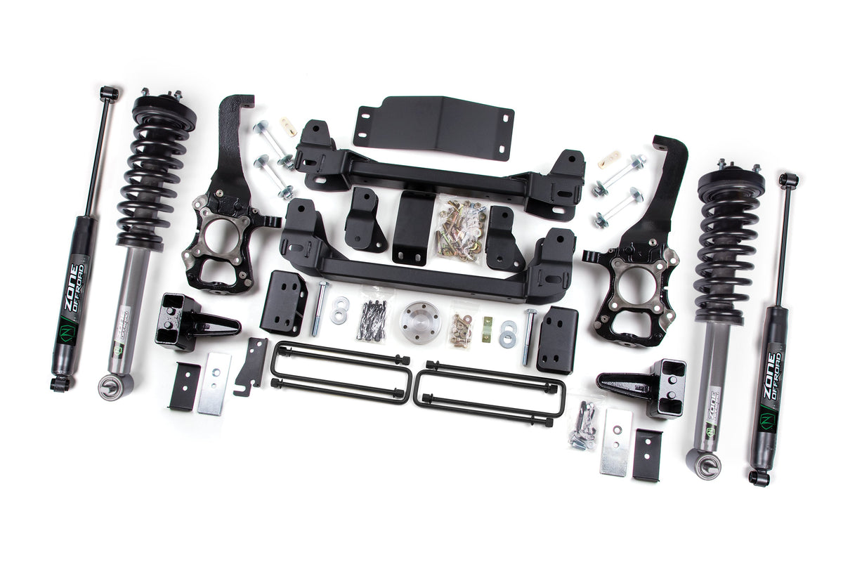 ZONE 6 Inch Lift Kit Fits Ford F150 2014 4WD 5 Inch Block Kit ZONF40LN