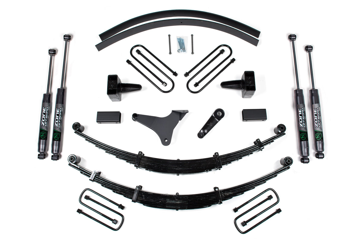 ZONE 1999 Fits Ford F-250 6in Suspension System F44N