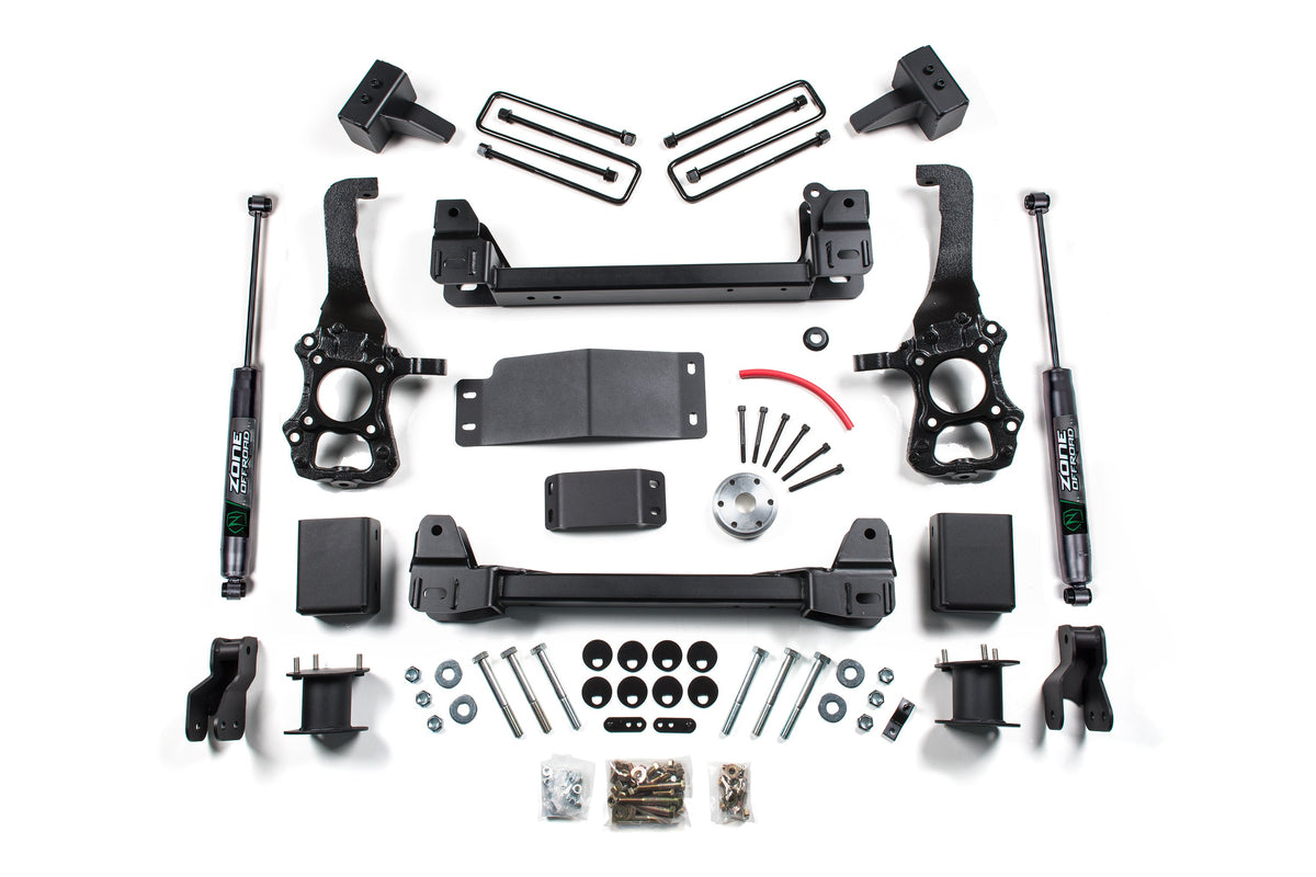 ZONE 15-19 Fits Ford F-150 4WD 4in Suspension System F47N