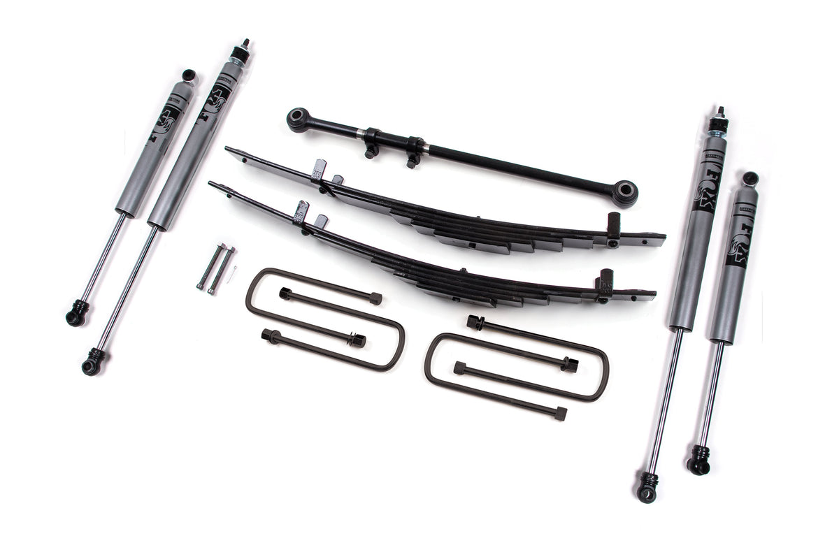 ZONE 2000-2004 Fits Ford F250/350 2.5" Leveling Kit FOX 2.0 Shocks ZONF4F