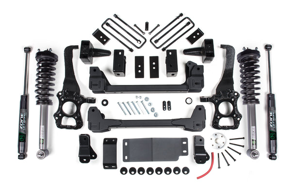Zone 6 Inch Lift Kit Ford F150 15-20 4WD Nitro Series ZONF53LN