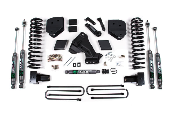 ZONE 2020 F350 Dually 6" Suspension Lift System- Nitro Shocks- Gas F68N