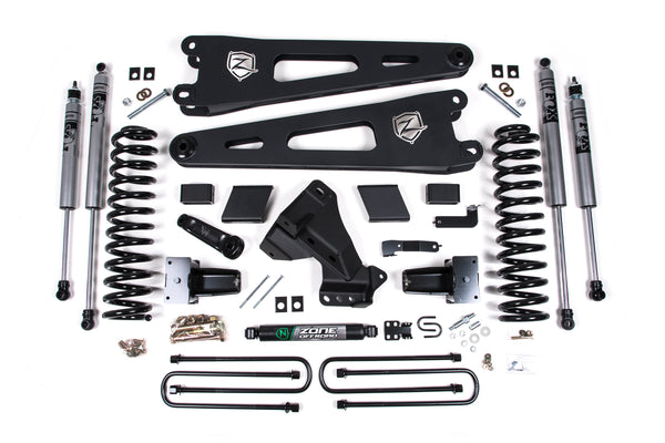 ZONE 6 Inch Lift Kit W/ Radius Arm Fits Ford F350 Super Duty DRW 20-21 4WD Diesel F69F
