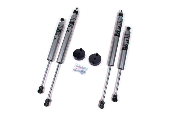 Zone 2005-2016 Ford F250/350 1" Budget Boost Lift Kit Front Coil Spacer FOX 2.0 Shocks ZONF76F
