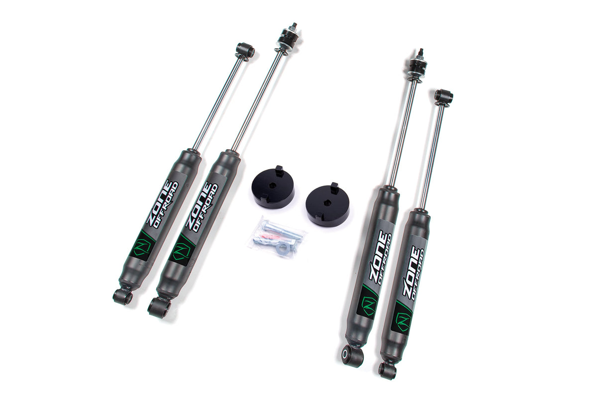 ZONE 2005-2016 Fits Ford F250/350 1" Budget Boost Lift Kit Front Coil Spacer Nitro Shocks ZONF76N
