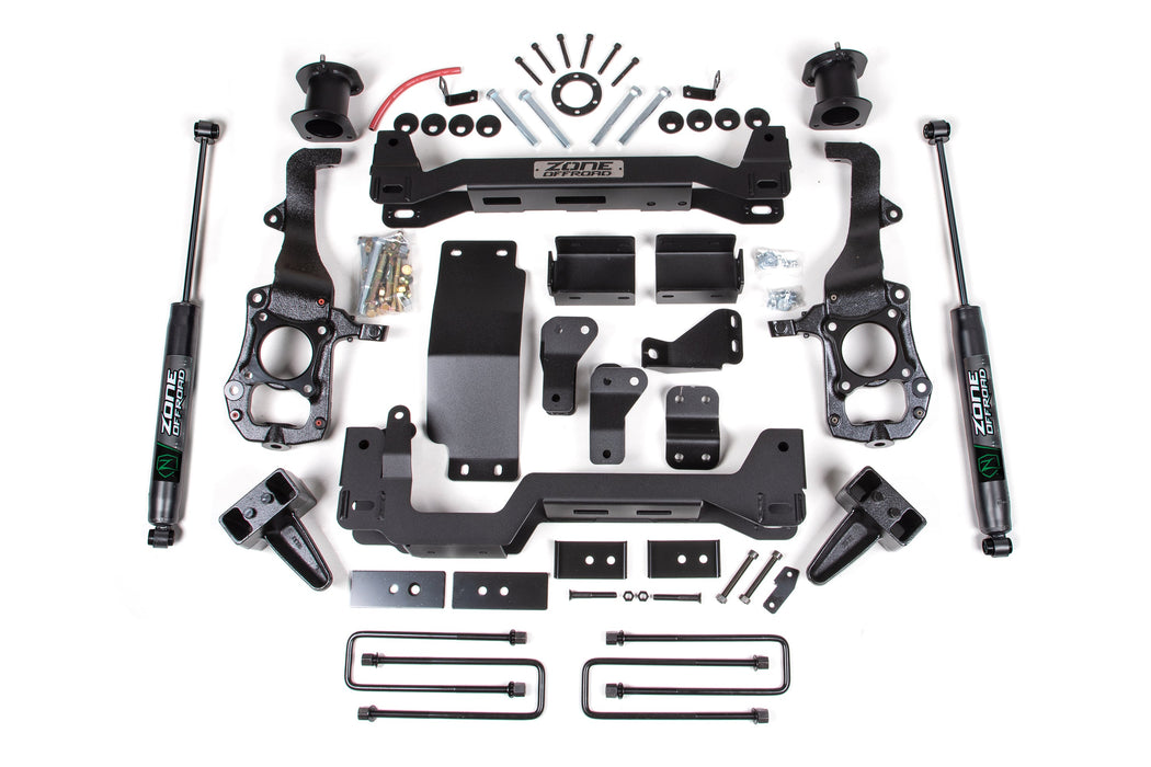 ZONE ZONF90N 2021-2024 Ford F150 6" Zone Lift System Nitro Shocks