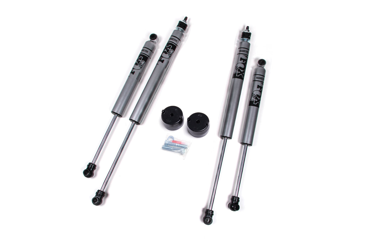 ZONE 2017-2024 Fits Ford F250/F350 2" Leveling Kit Spring Spacer FOX 2.0 Shocks ZONF93F