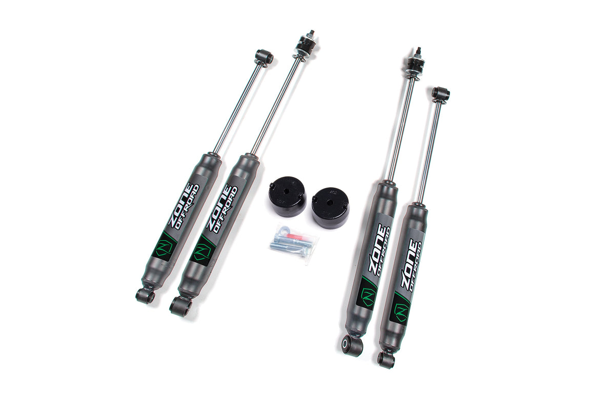ZONE 2017-2024 Fits Ford F250/F350 2" Leveling Kit Spring Spacer Nitro Shocks ZONF93N