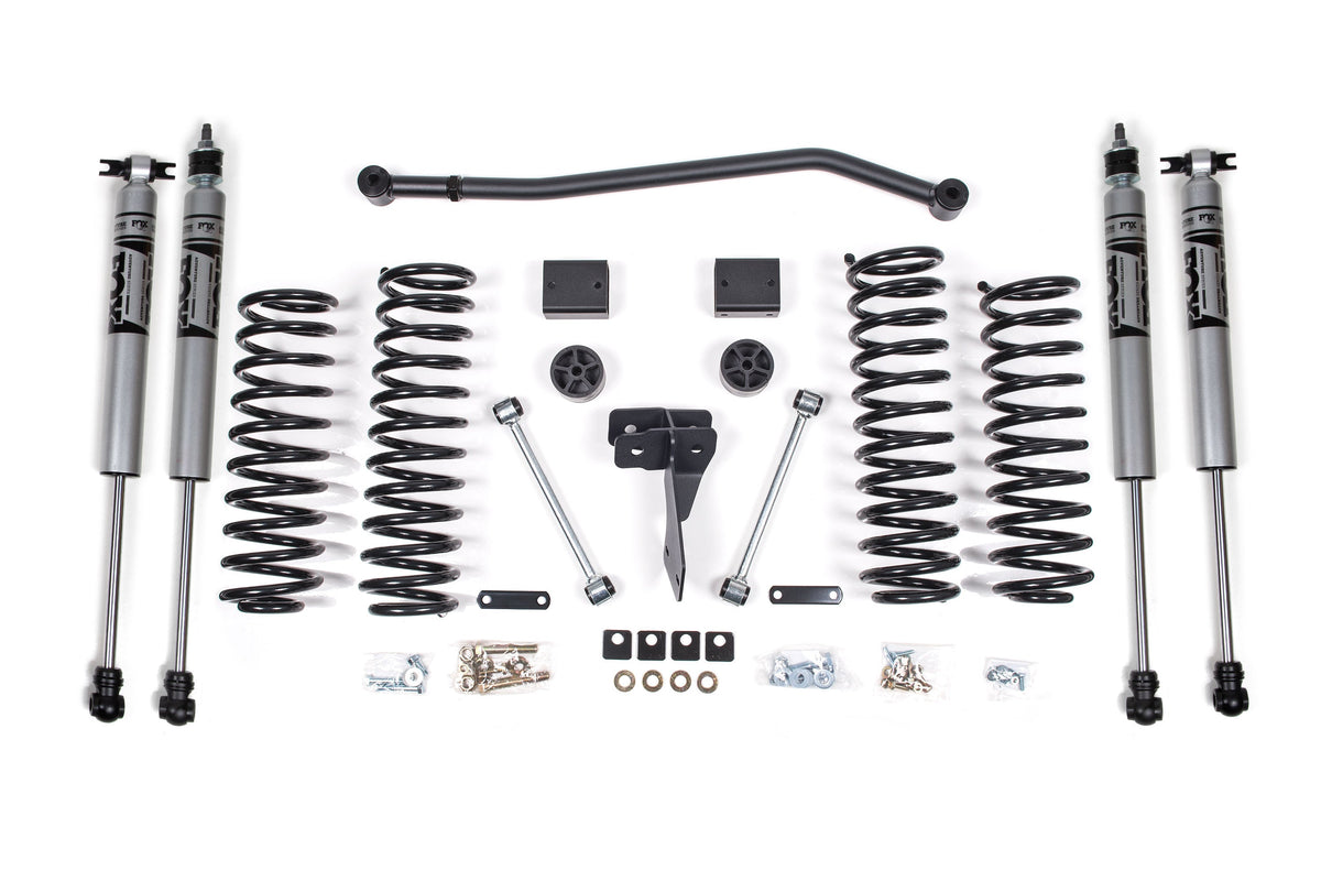 ZONE 4 Inch Lift Kit Fits Jeep Wrangler JK 07-11 2-Door ZONJ14F