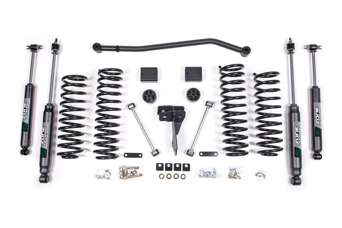 ZONE 4in Suspension Kit, Fits 2007-2015 Fits Jeep JK 2dr ZONJ14N
