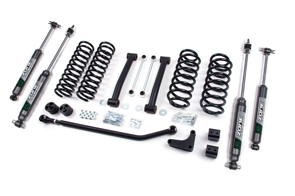 ZONE Suspension System, Fits 1999-2004 Fits Jeep WJ 4in ZONJ17N