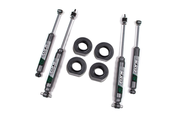 Zone Spacer Kit, Fits 1993-1998 Jeep ZJ 2in ZONJ19N