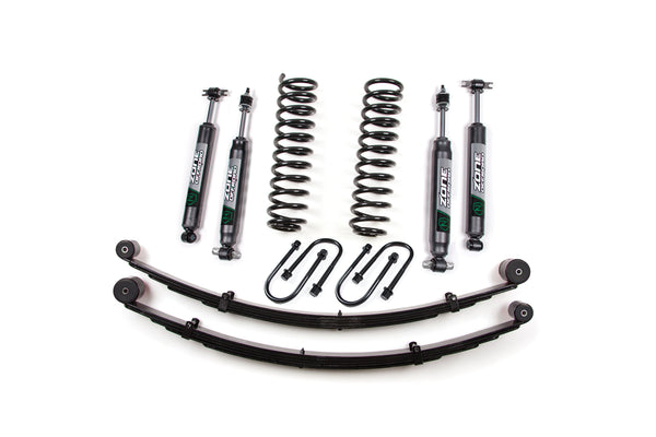 Zone W/ Rear Springs-chrysler 8.25, Fits 1984-2001 Jeep XJ 3in ZONJ21N