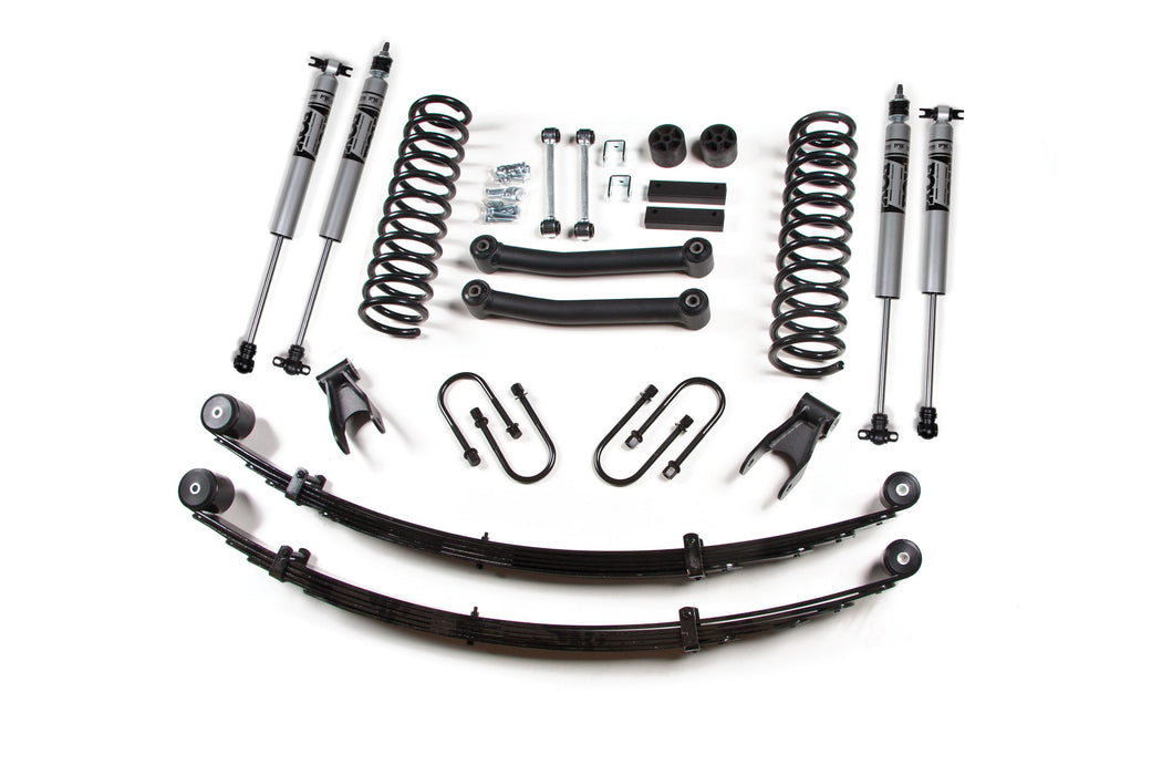Zone Offroad 4.5 Inch Lift Kit w/ Springs Jeep Cherokee XJ (84-01)
