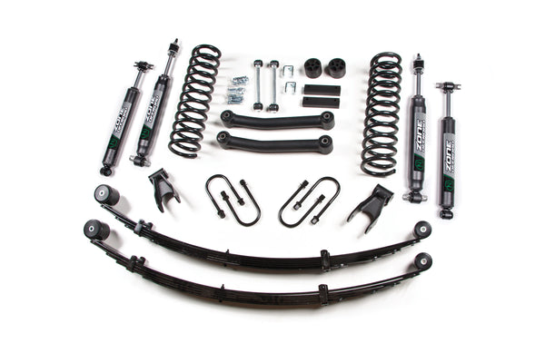 Zone 4.5in W/rr Springs- Chrysler 8.25, Fits 1984-2001 Jeep XJ ZONJ23N