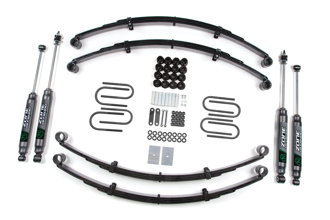 Zone Offroad 87-95 compatible with Jeep YJ 2in Suspension Lift ZONJ27N