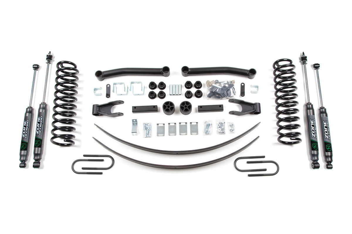 ZONE 4.5in Lift, Fits 1986-1992 Fits Jeep MJ ZONJ29N