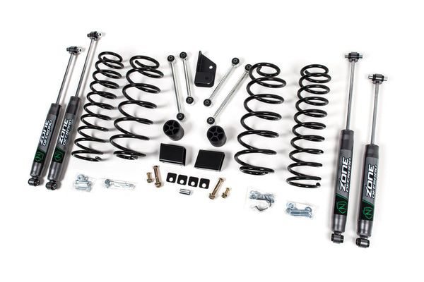 ZONE OFFROAD 18-21 Fits Jeep JL 2Dr 3in Suspension System ZONJ33N