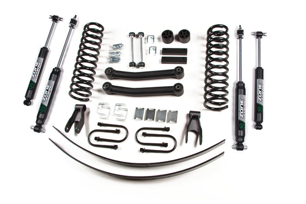 ZONE OFFROAD 84-01 Fits Jeep XJ 4.5in Kit w/Dana35 Axle ZONJ9N