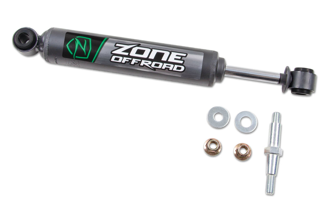 Zone Offroad Single Steering Stabilizer Jeep Wrangler YJ / Wrangler TJ / Cherokee XJ / Comanche MJ / Grand Cherokee ZJ