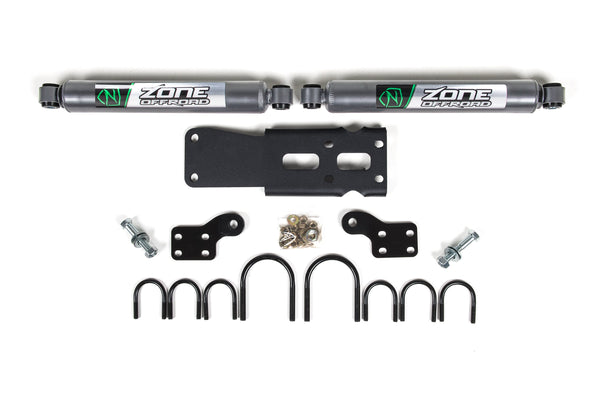 Zone Dual Steering Stabilizer Kit W/ Shocks Jeep Wrangler JK 07-18 7450