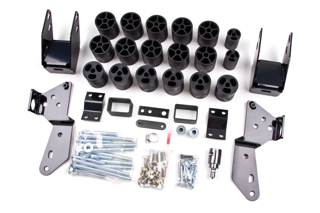 Zone Offroad 3 Inch Body Lift Kit Chevy Silverado or GMC Sierra (07-13)