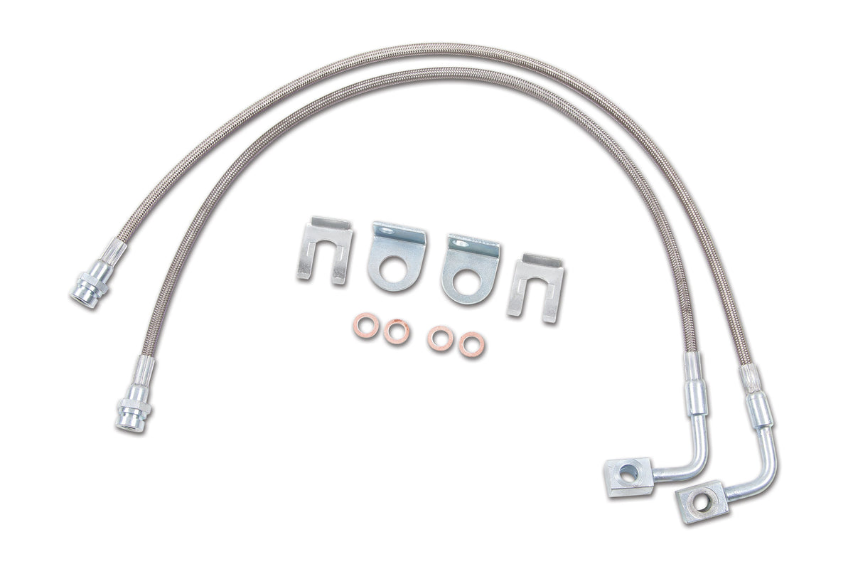 ZONE Front Brake Lines, Fits 4-6" Lift Fits Jeep Wrangler JK 07-18 J5403