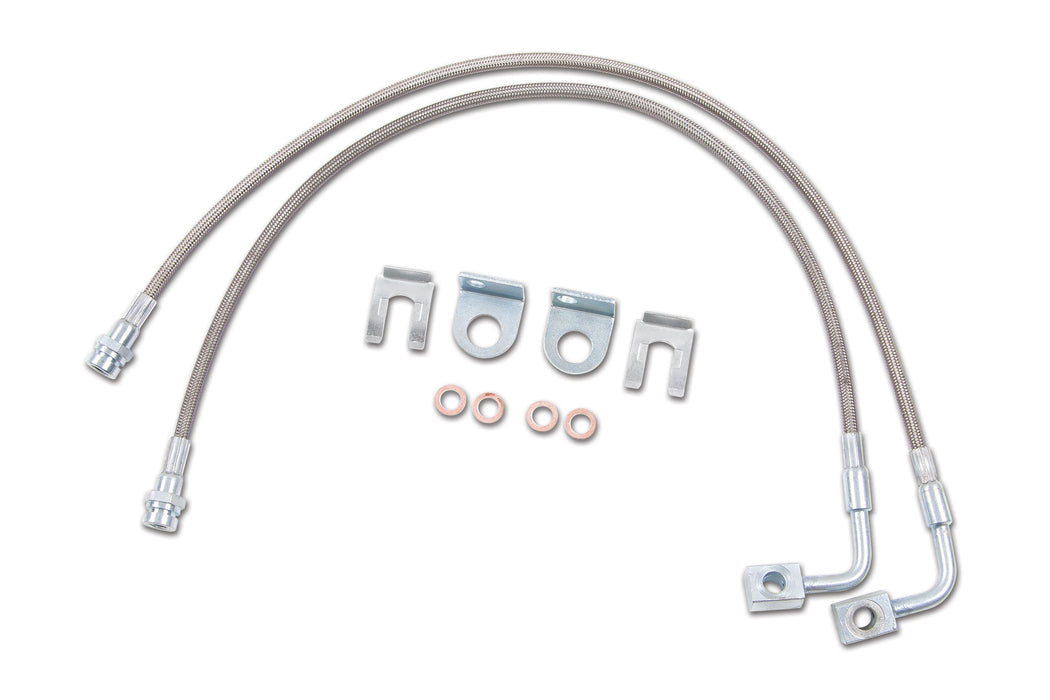 Zone Offroad Front Brake Lines Fits 4-6" Lift Jeep Wrangler JK (07-18)