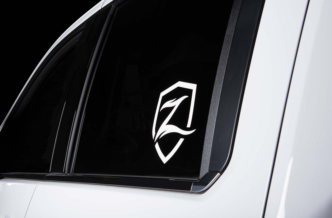 Zone Offroad Zone Vinyl Logo Decal White