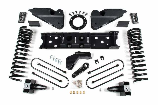 ZONE 2019-2024 Fits RAM 3500 6.5" Radius Arm Bracket 5" Rear Block W/o Overload Diesel 6-Bolt T-case No Shocks ZOND109