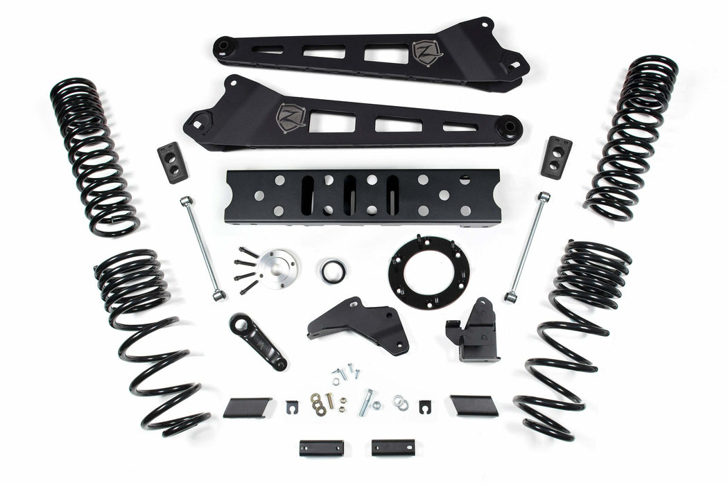 Zone Offroad 19-21 Ram 2500 Gas w/ 6-Bolt T-Case 5.5in Radius Arm / 4.5in Rear Coils ZOND124