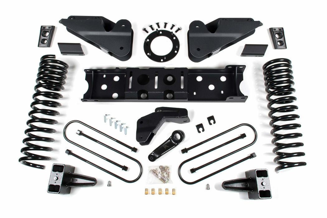 ZONE ZOND88 2019-2024 Ram 3500 4.5" Radius Arm Bracket 3" Rear Block w/o overload Diesel 6-Bolt T-Case No Shocks