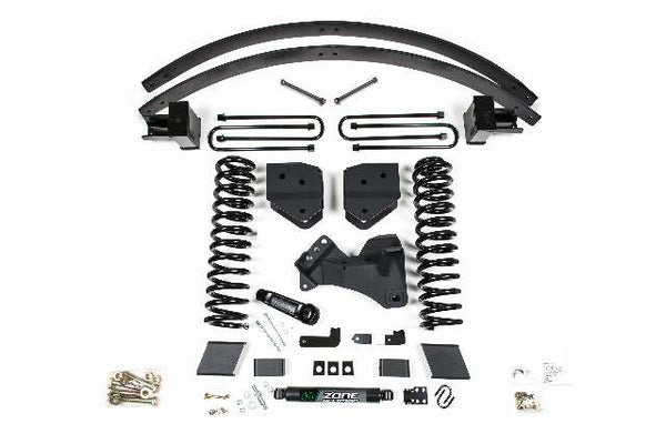 Zone Suspension Lift Kit, 4" Rear, Block & Aal, Diesel, 2 Leaf Main No Shocks No Shocks, Fits 2017-2019 Ford F350/350 6" ZONF110