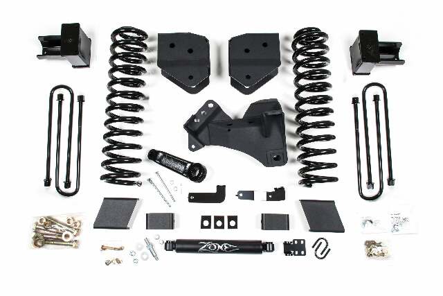 ZONE 2017-2019 Fits Ford F250/350 4" Suspension Lift Kit, 2" Rear, Block, Gas, 2 Leaf Main No Shocks ZONF49