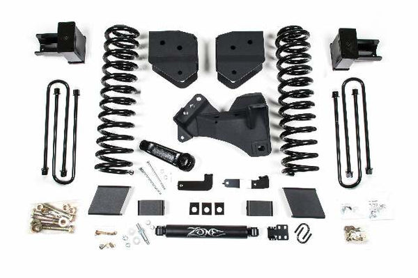 ZONE 2017-2019 Fits Ford F250/350 4" Suspension Lift Kit, 2" Rear, Block, Gas, 2 Leaf Main No Shocks ZONF49