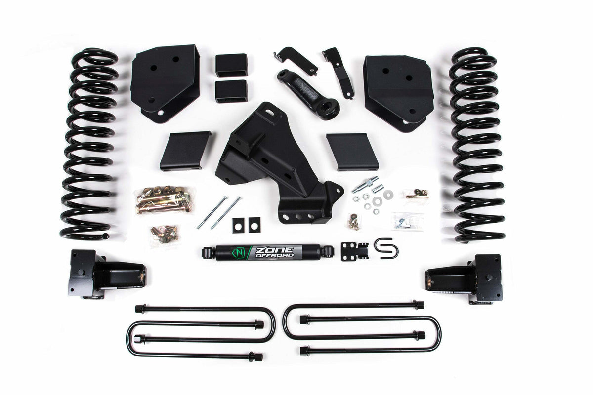 ZONE 2020-2022 F250/F350 7" Radius Arm Drop Suspension Lift Systems Gas ZONF63