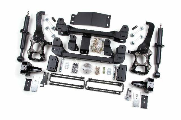 ZONE 2009-2013 Fits Ford F150 6in Suspension System 4" Rear Block ZONF75
